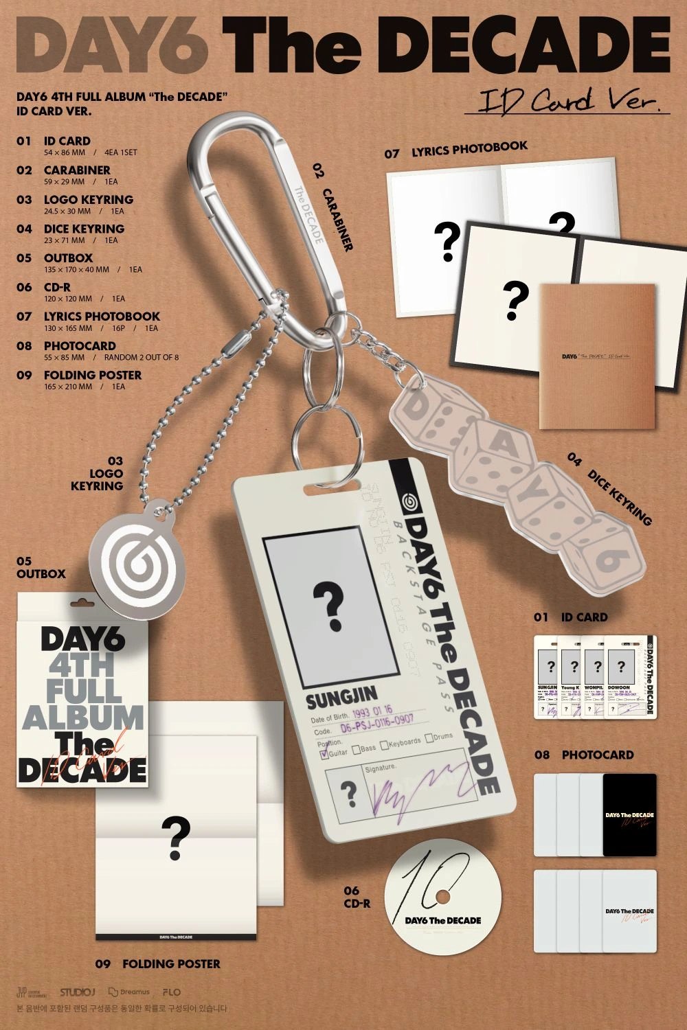 DAY6 - 4th Album [The DECADE] ID Card Ver. — 2