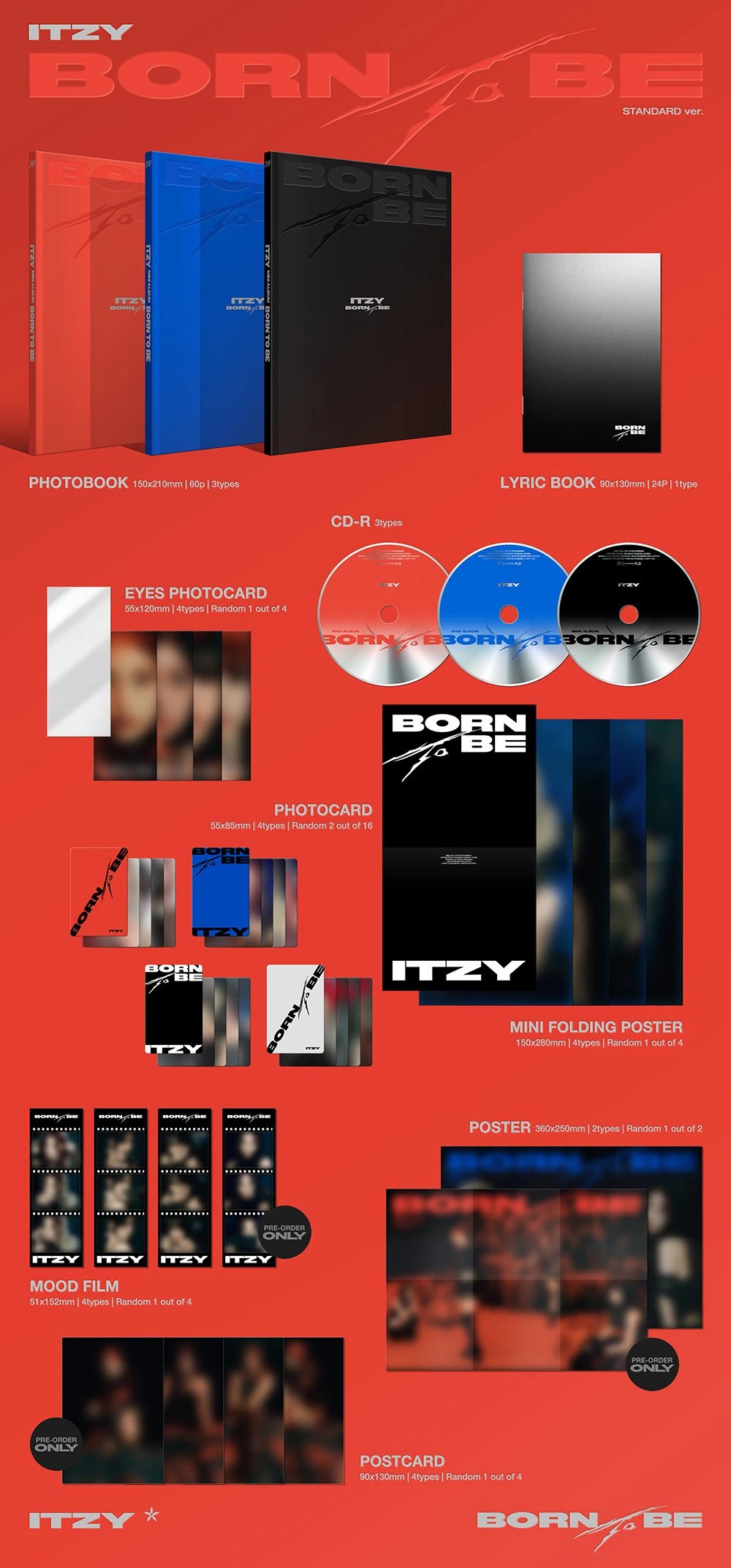 ITZY - [BORN TO BE] STANDARD Ver. — 2