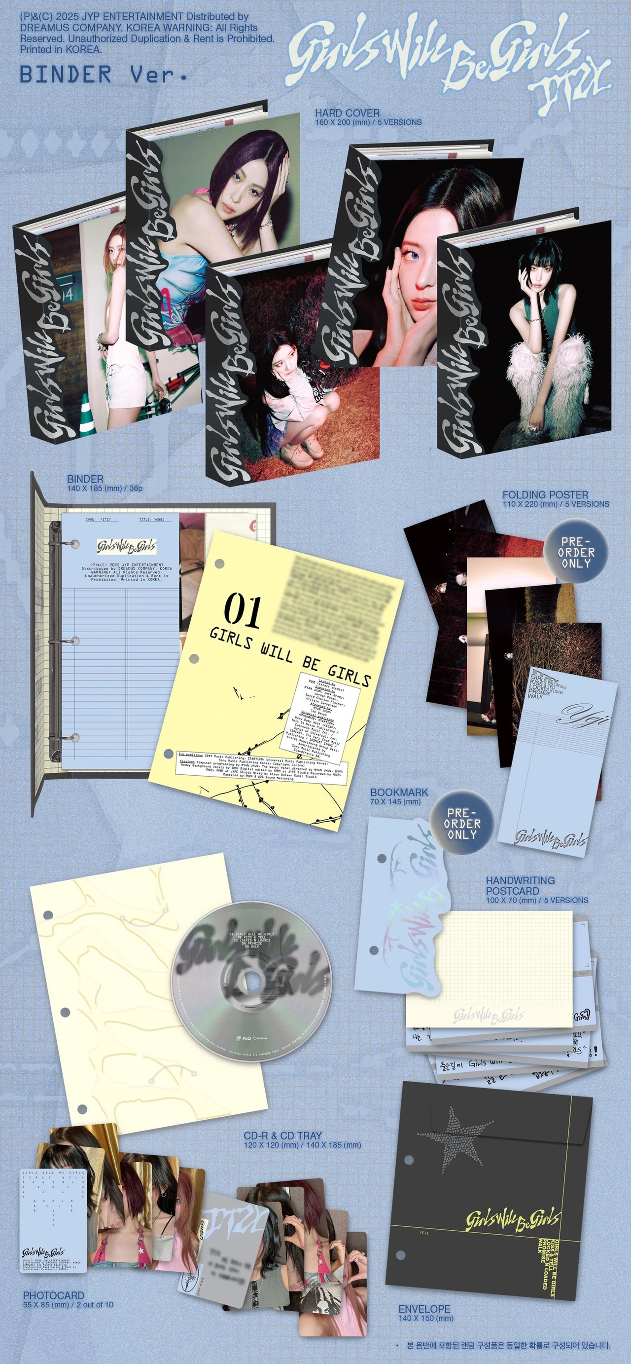 ITZY - [Girls Will Be Girls] Binder Ver. — 2