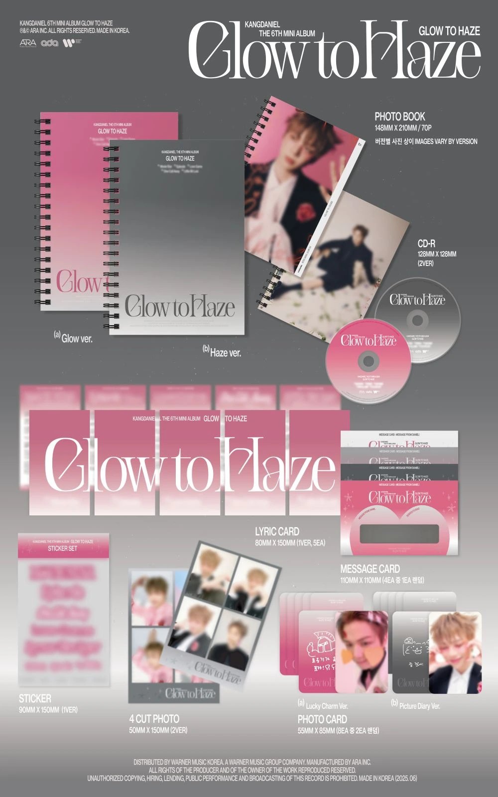 KANG DANIEL - [Glow to Haze] Photo Book Ver. — 2