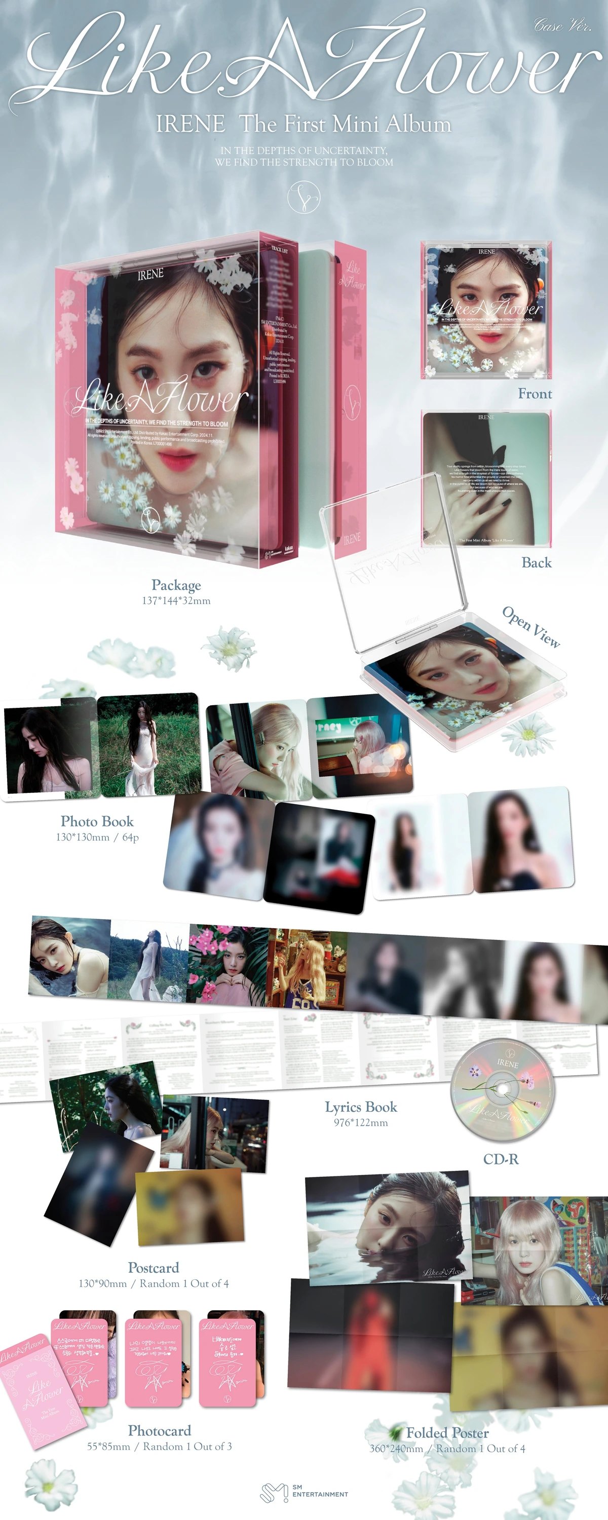 IRENE - 1st Mini Album [Like A Flower] Case Ver. — 2