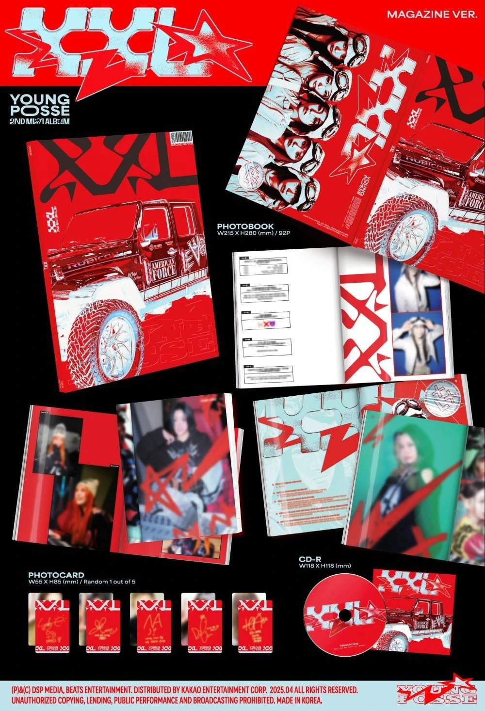 YOUNG POSSE - EP [XXL] Magazine Ver. — 2
