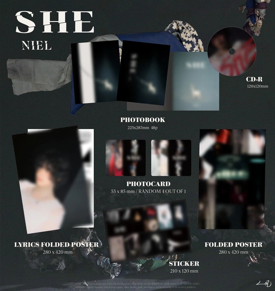 NIEL - 4th Mini Album [SHE] — 2