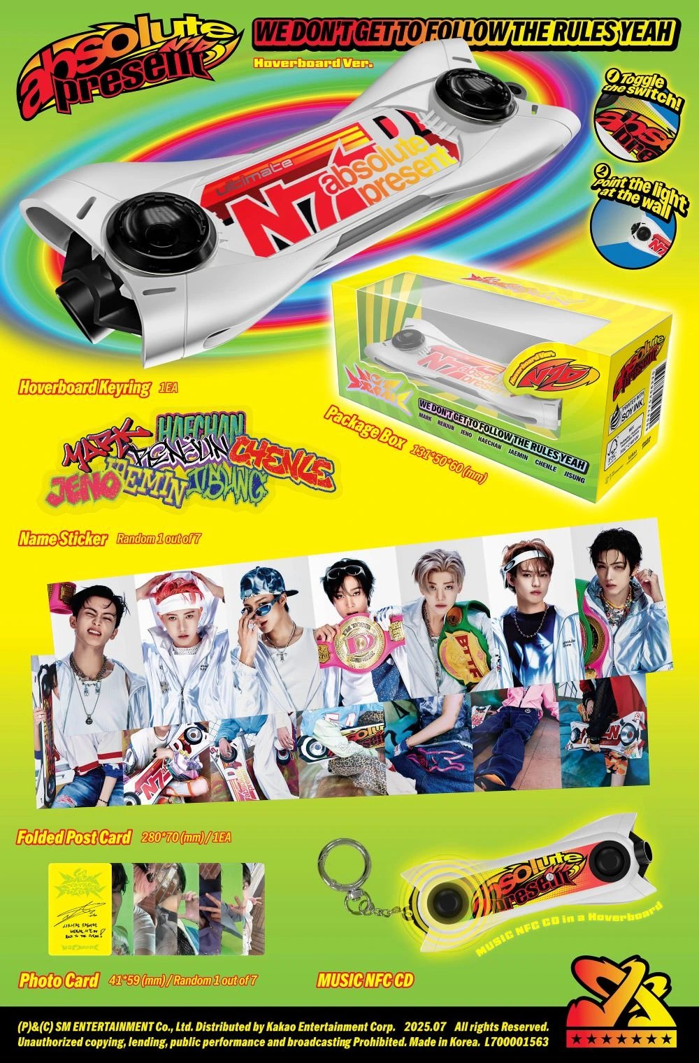 NCT DREAM - [Go Back To The Future] Hoverboard Ver. (Smart Album) — 2