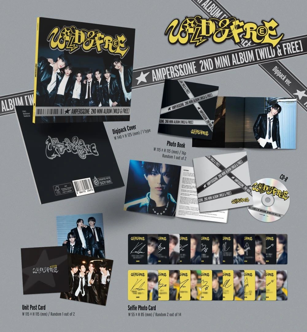 AMPERS&ONE - 2nd Mini Album [WILD&FREE] Digipack Ver. — 2