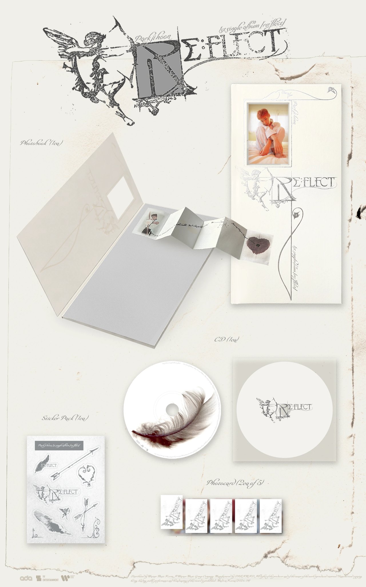 PARK JI HOON - 1st Single Album [RE:FLECT] — 2