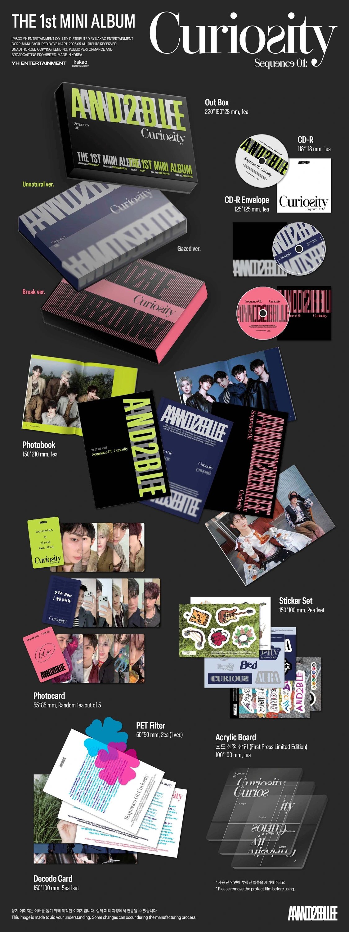 AND2BLE - 1st Mini Album [Sequence 01: Curiosity] — 2
