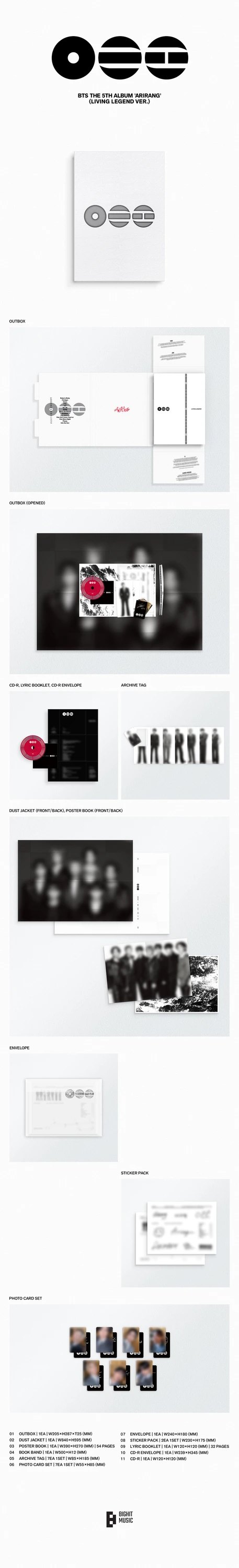 BTS - [ARIRANG] Living Legend Ver. — 2
