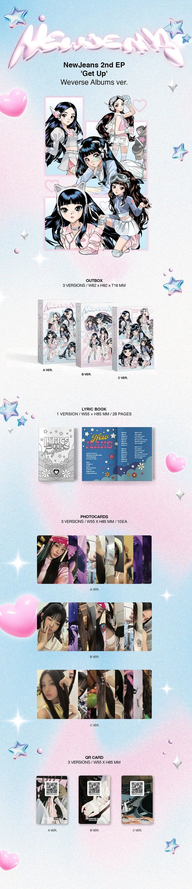 NewJeans - 2ND EP[Get Up] Weverse Albums Ver. — 2