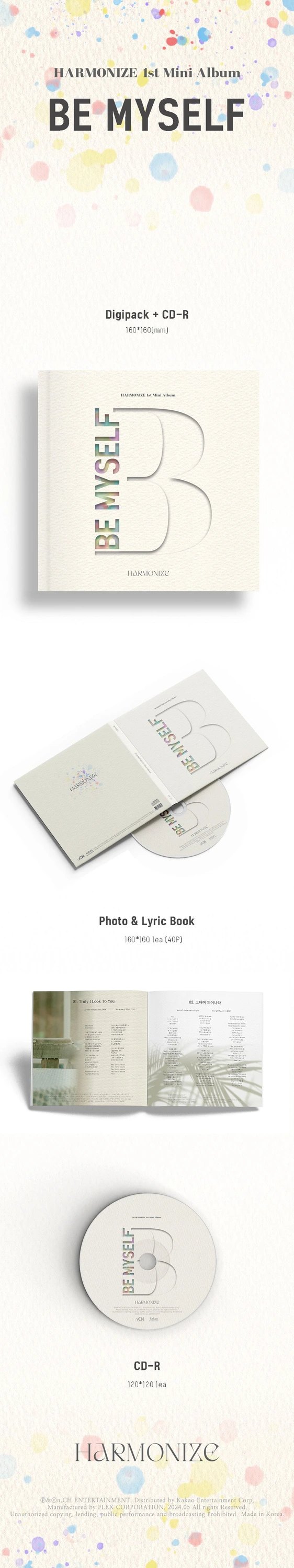 HARMONIZE - 1ST MINI ALBUM [BE MYSELF] — 2