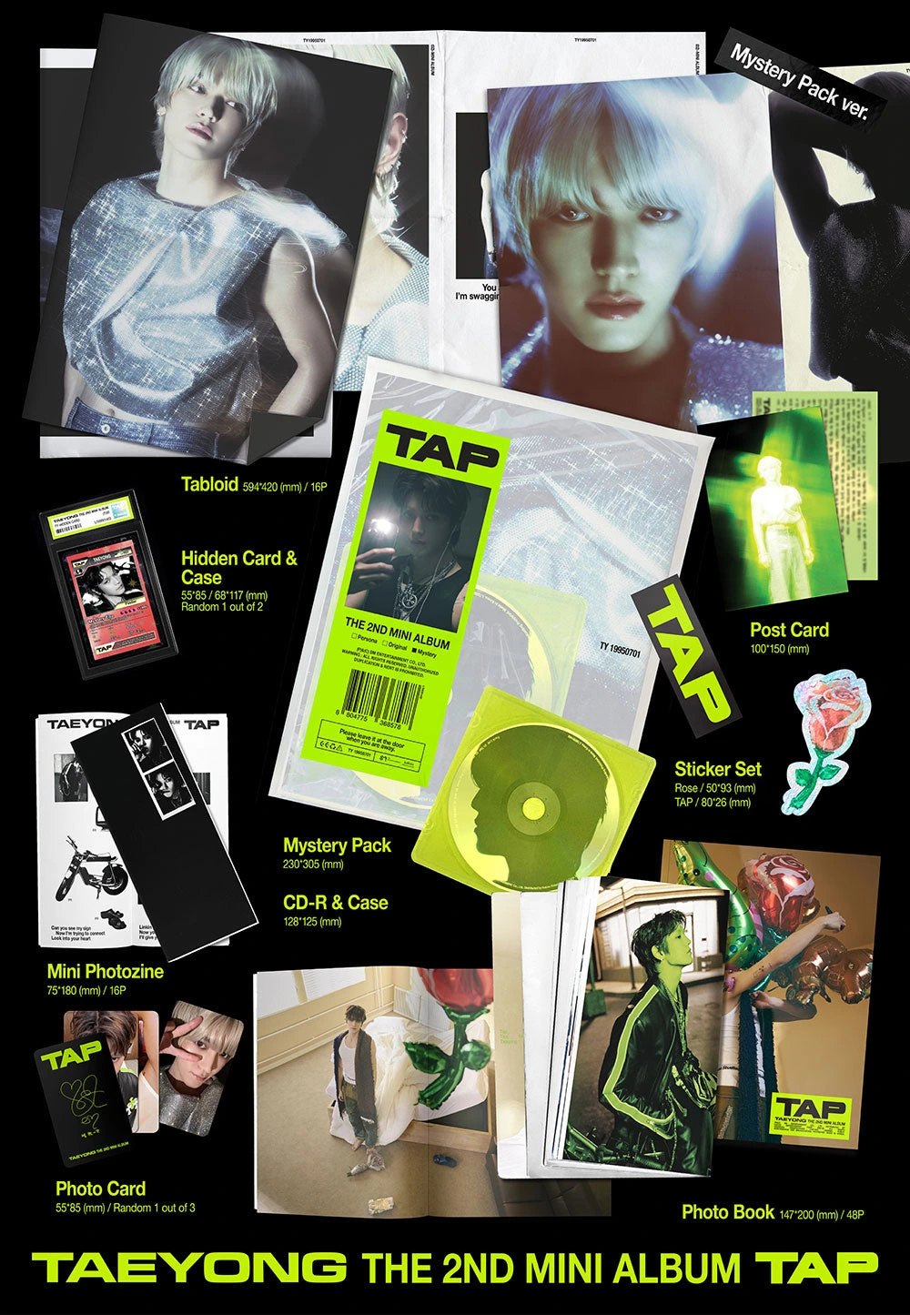 TAEYONG - 2ND MINI ALBUM [TAP] MYSTERY PACK Ver. — 2