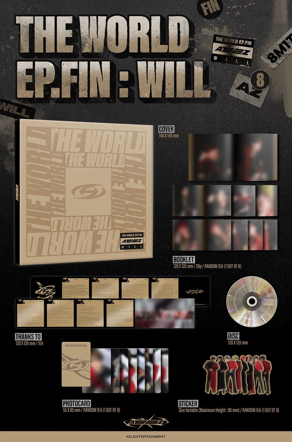 ATEEZ - 2ND ALBUM [THE WORLD EP.FIN : WILL] DIGIPAK Ver. — 2