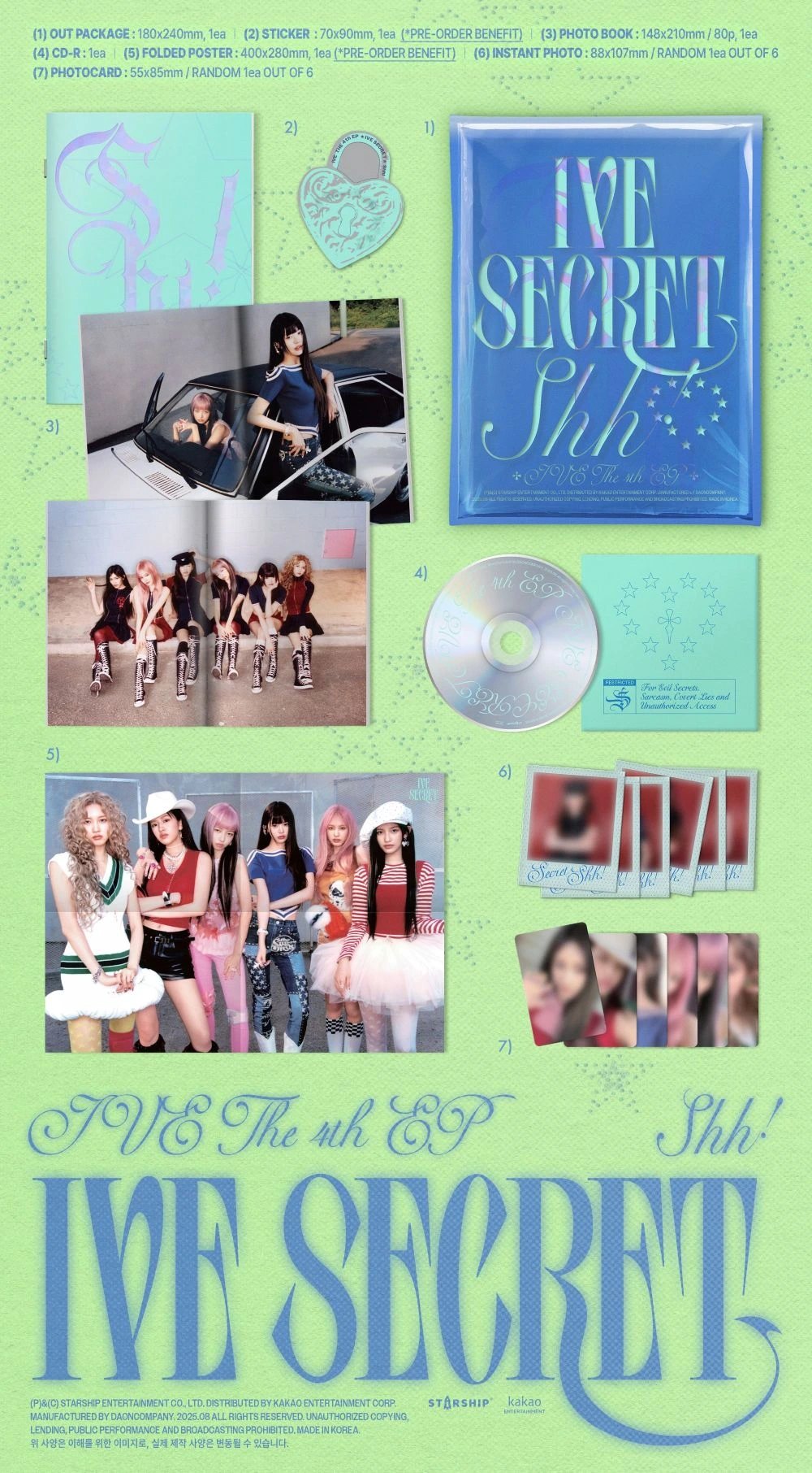 IVE - 4th EP [IVE SECRET] Standard Ver. — 2