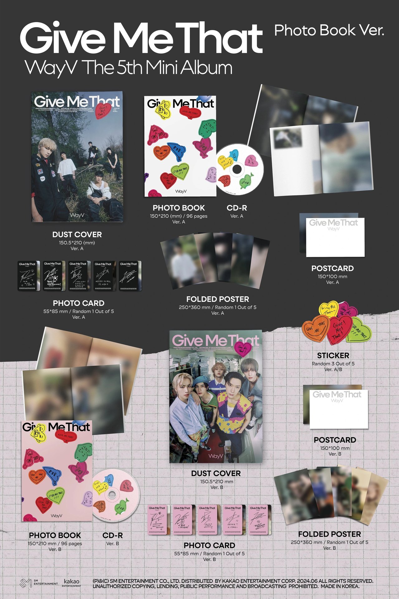 WayV - 5TH MINI ALBUM [Give Me That] PHOTOBOOK Ver. — 2