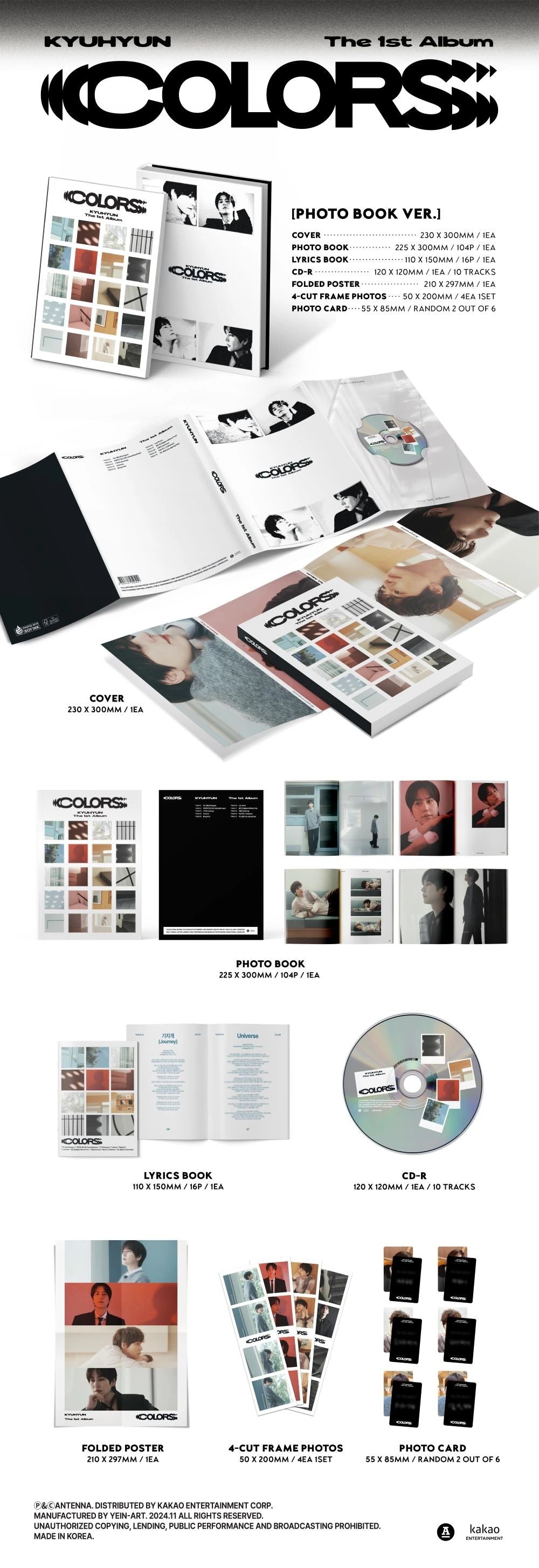 KYUHYUN - 1st Album [COLORS] Photo Book Ver. — 2