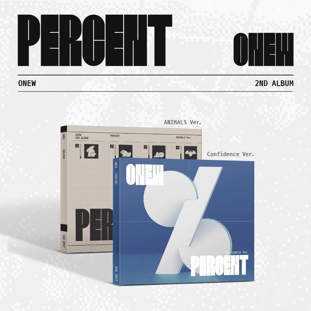 ONEW - 2nd Album [PERCENT] Digipack Ver.