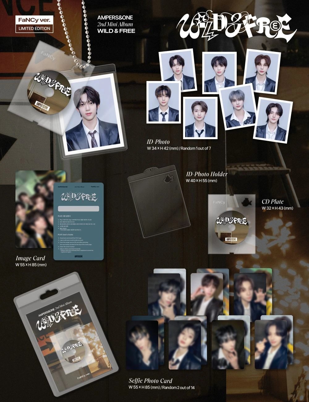 AMPERS&ONE - 2nd Mini Album [WILD&FREE] FaNCy Ver. (LIMITED EDITION) — 2