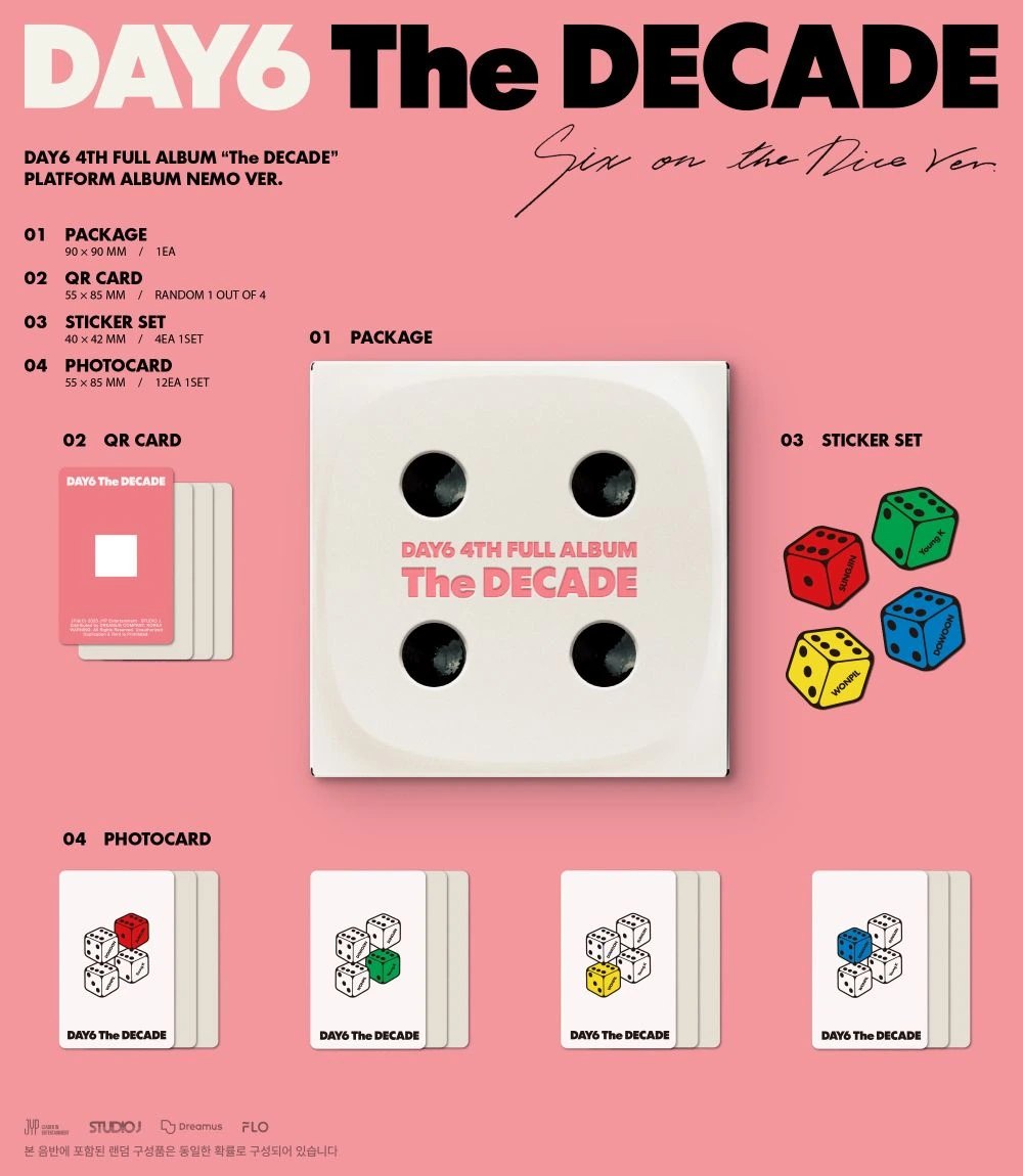 DAY6 - 4th Album [The DECADE] Platform Album Nemo Ver. — 2