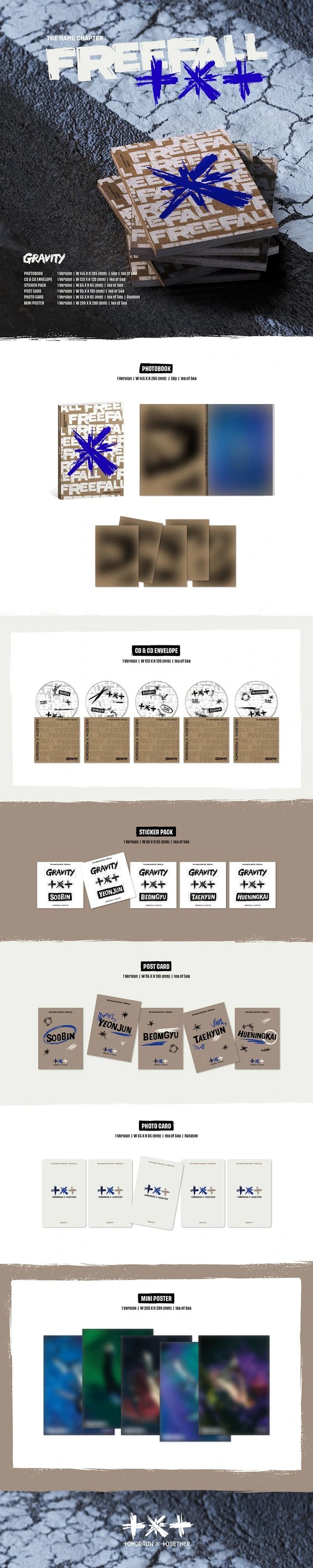TXT - [THE NAME CHAPTER : FREEFALL] GRAVITY Ver. — 2