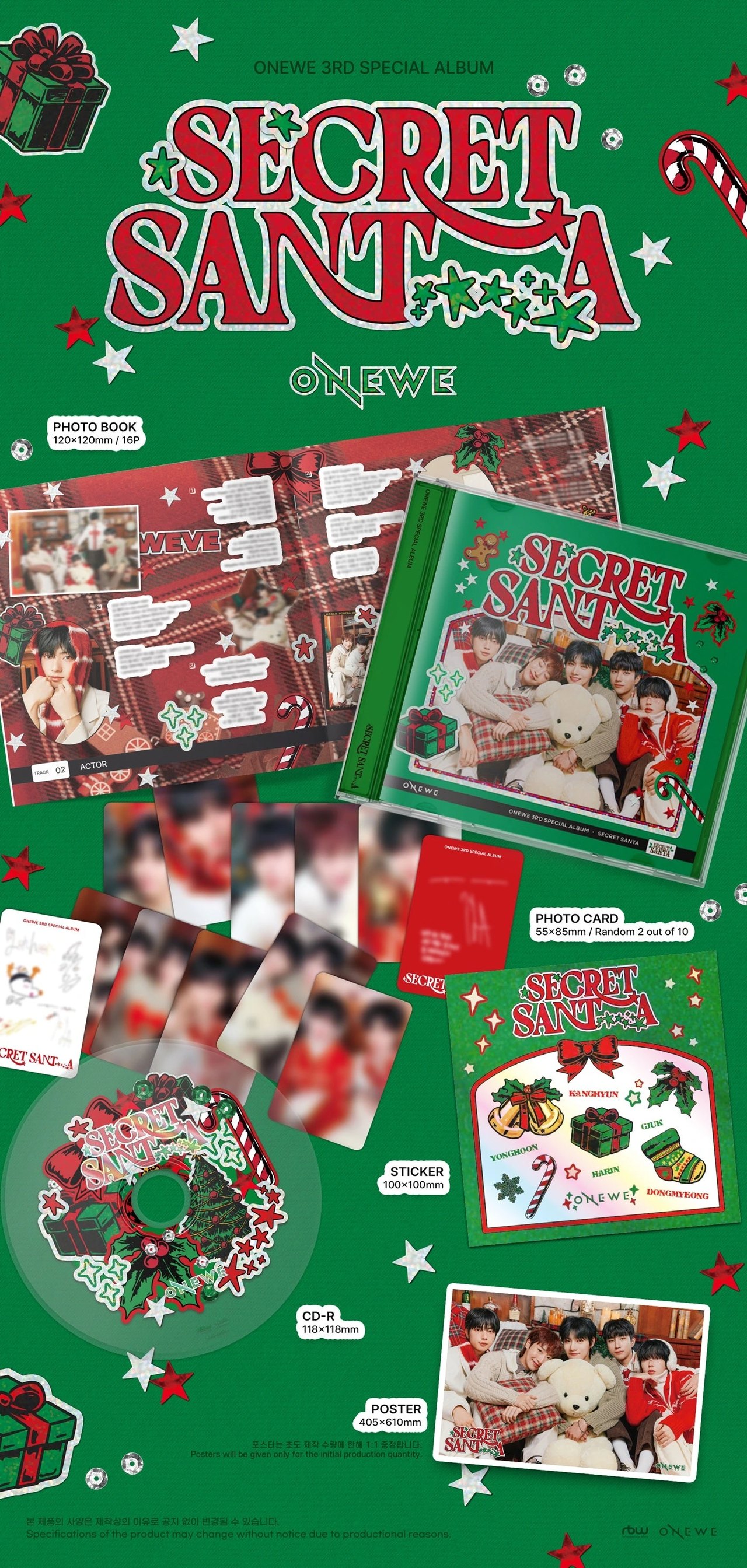 ONEWE - 3rd Special Album [SECRET SANTA] — 2