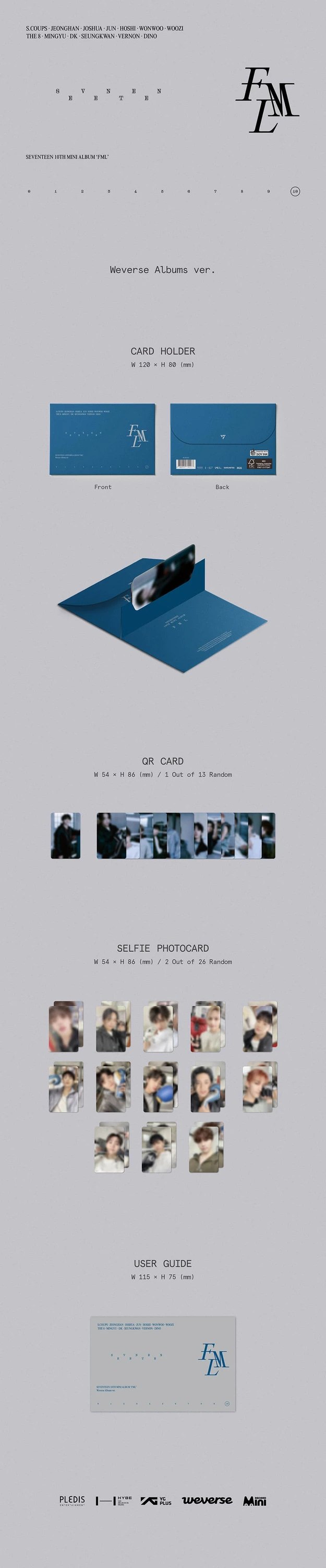 SEVENTEEN - 10TH MINI ALBUM [FML] WEVERSE ALBUMS VER. — 2