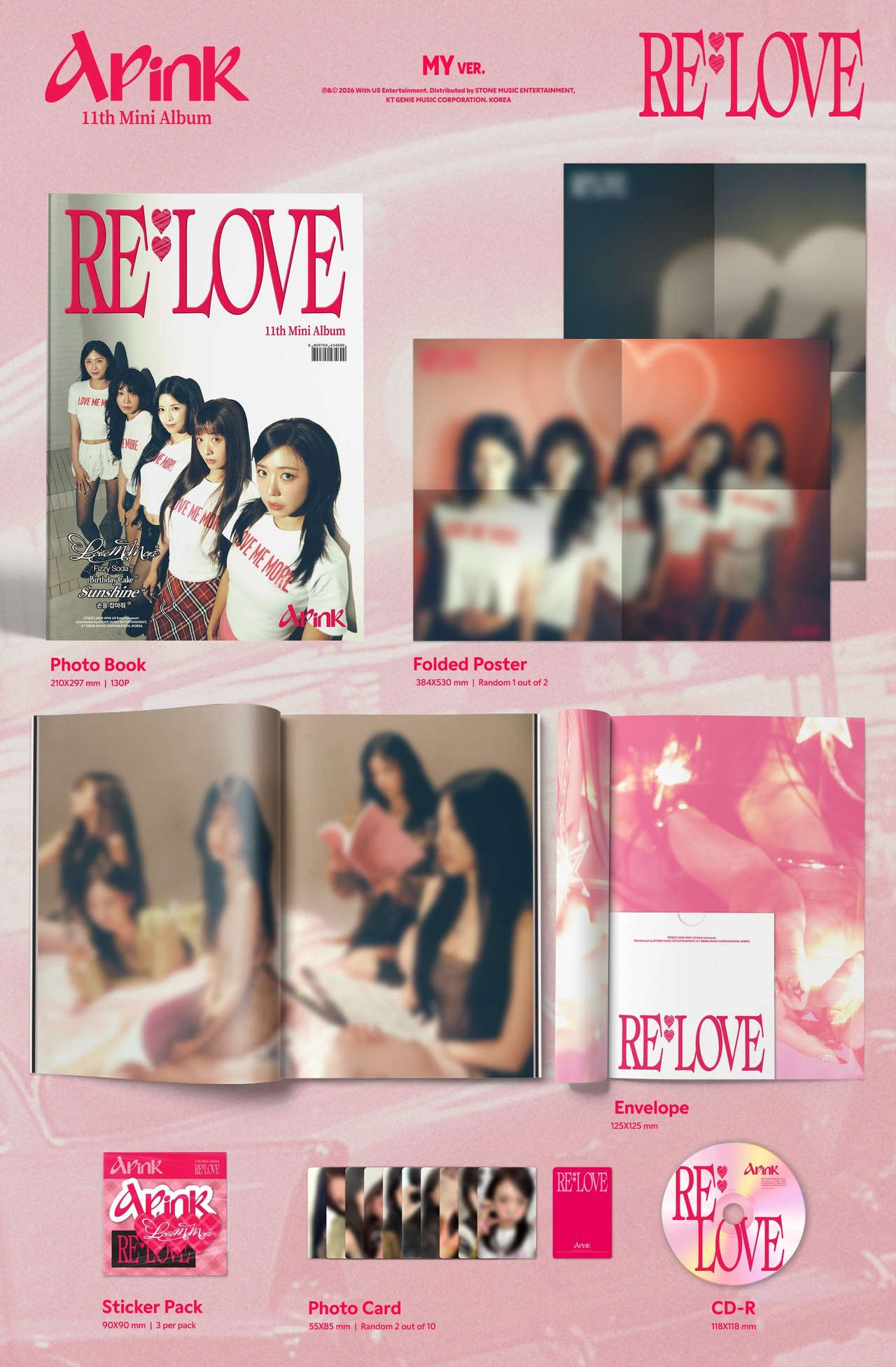 Apink - 11th Mini Album [RE : LOVE] | KPOP HOUSE
