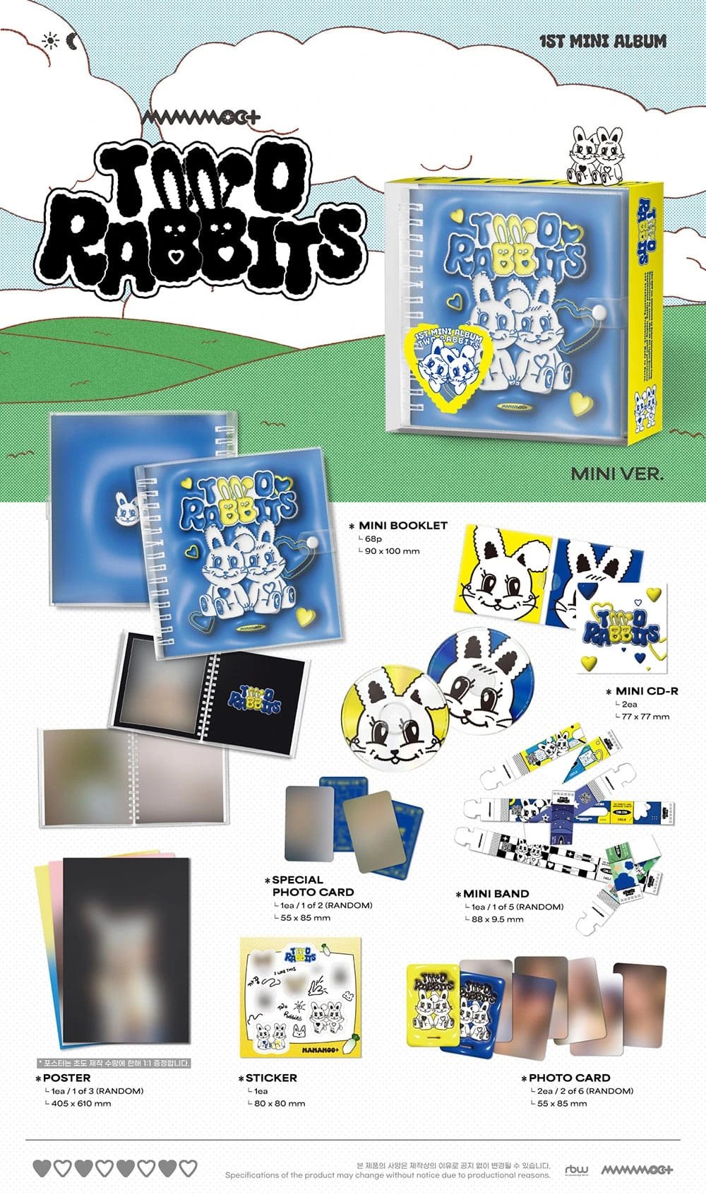 MAMAMOO+ - 1ST MINI ALBUM [TWO RABBITS] MINI Ver. — 2