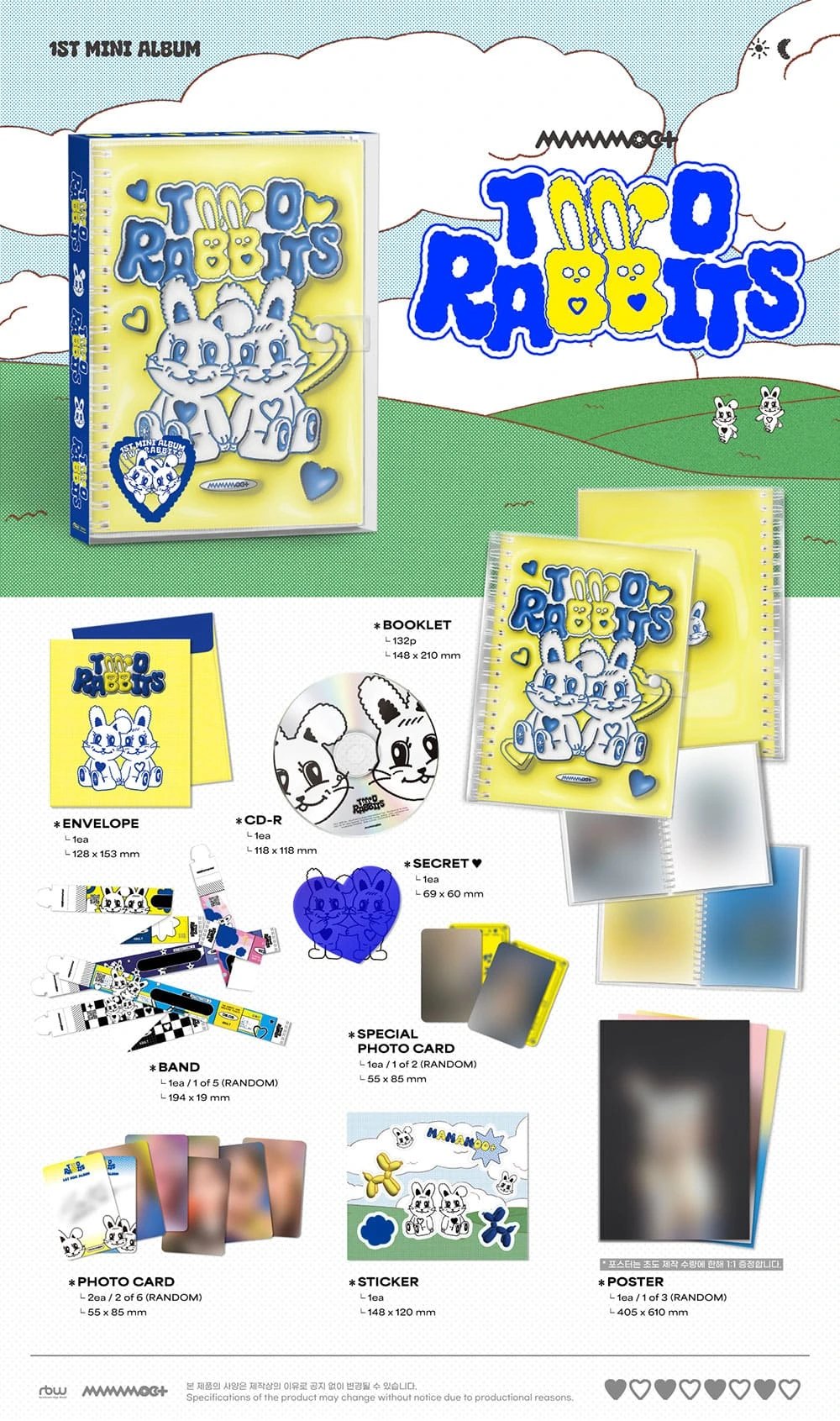 MAMAMOO+ - 1ST MINI ALBUM [TWO RABBITS] — 2