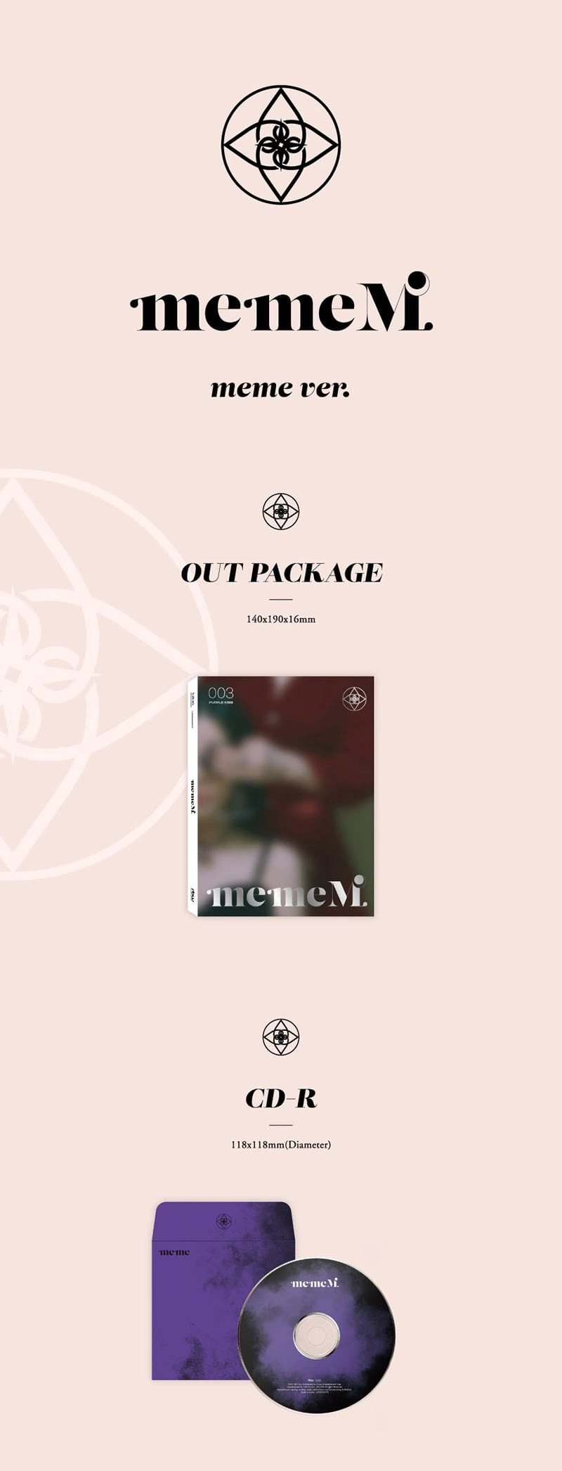 PURPLE KISS - MEMEM  [3RD MINI ALBUM] — 2
