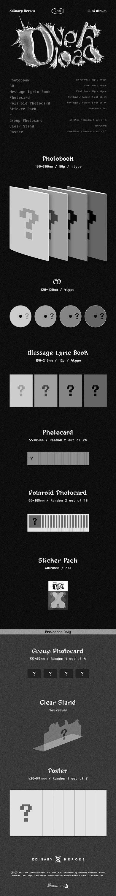 Xdinary-Heroes - 2ND MINI ALBUM [Overload] — 2