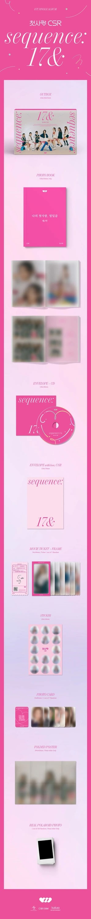 CSR - 1ST SINGLE ALBUM [SEQUENCE : 17&] — 2