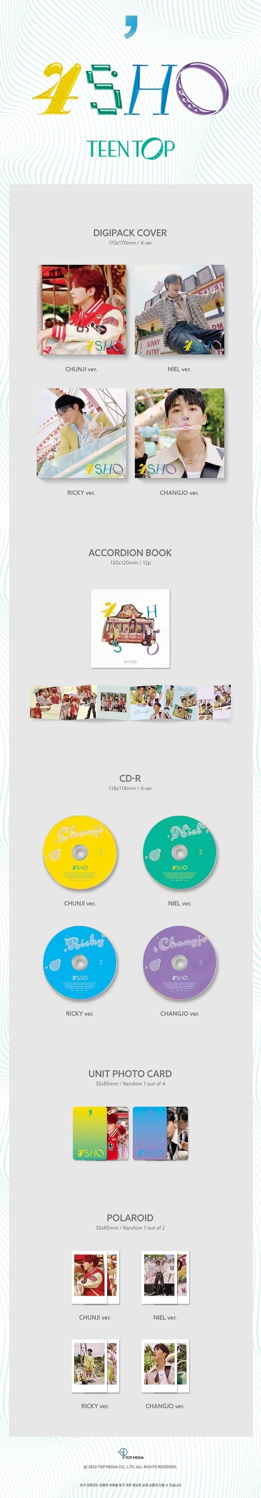 TEEN TOP - 7TH SINGLE ALBUM [4SHO] DIGIPACK Ver. — 2