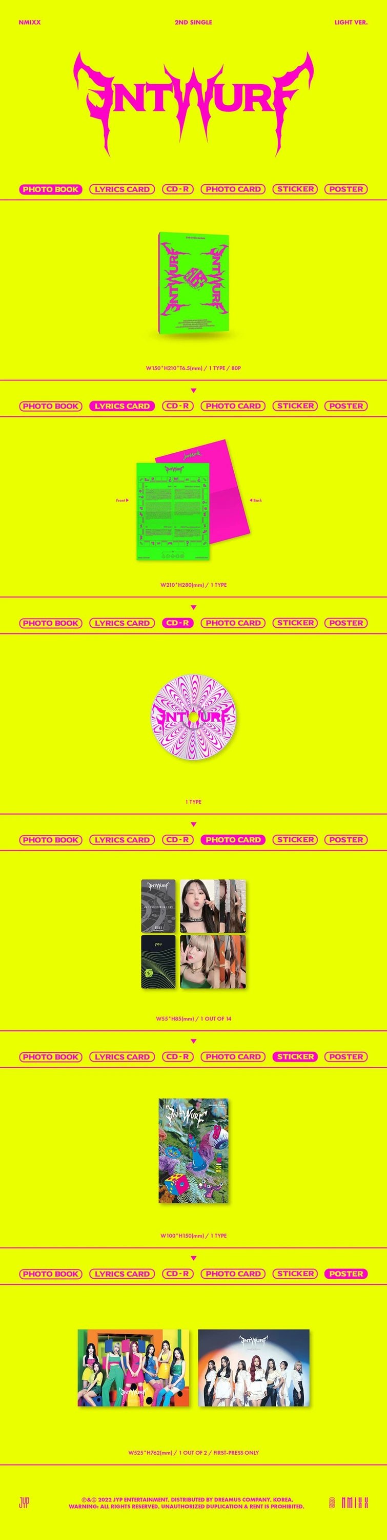 NMIXX - 2ND SINGLE ALBUM [ENTWURF] LIGHT Ver. — 2