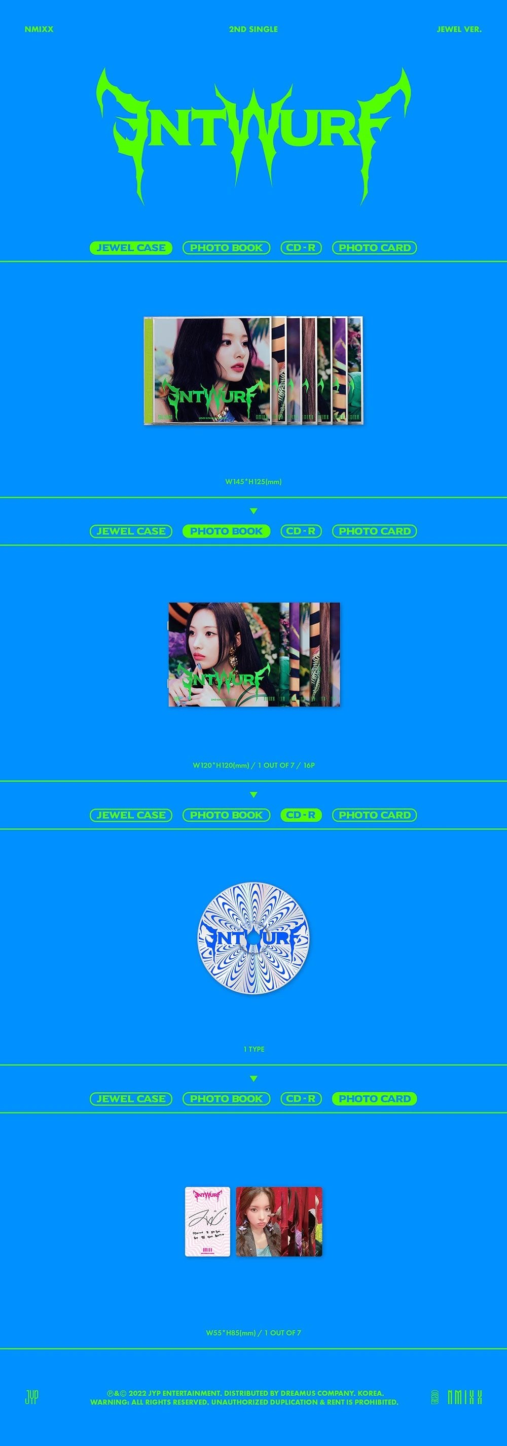 NMIXX - 2ND SINGLE ALBUM [ENTWURF] JEWEL CASE Ver. — 2