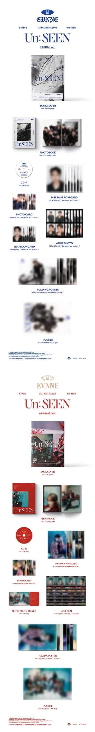 EVNNE - 2ND MINI ALBUM [Un: SEEN] — 2