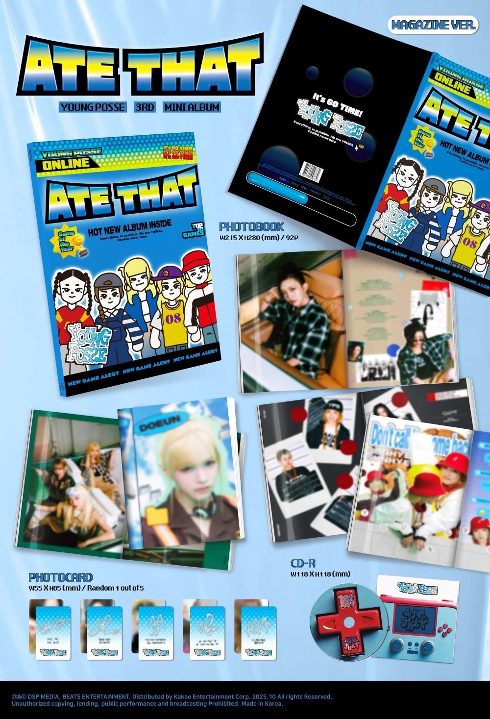 YOUNG POSSE - EP [ATE THAT] Magazine Ver. — 2