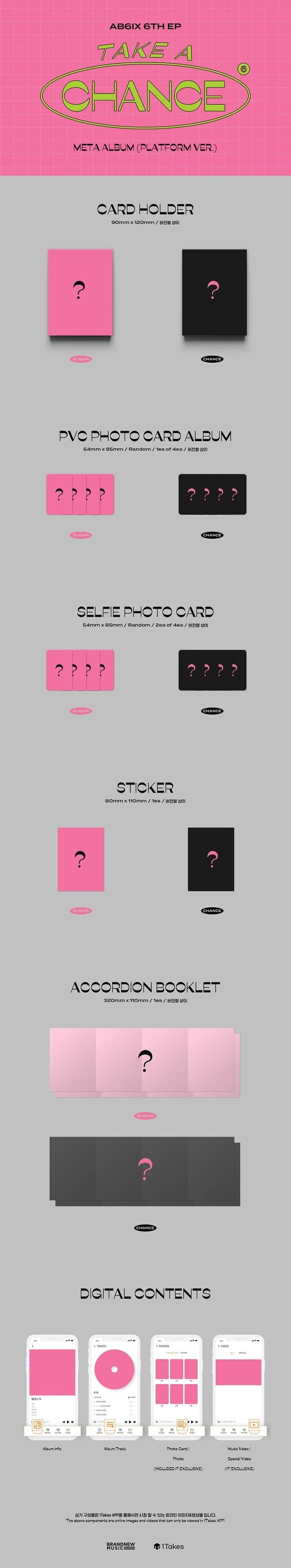 AB6IX - 6TH EP [TAKE A CHANCE] PLATFORM Ver. — 2