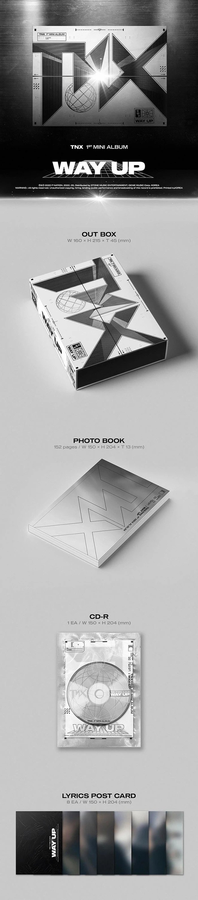 TNX - WAY UP [1ST MINI ALBUM] — 2