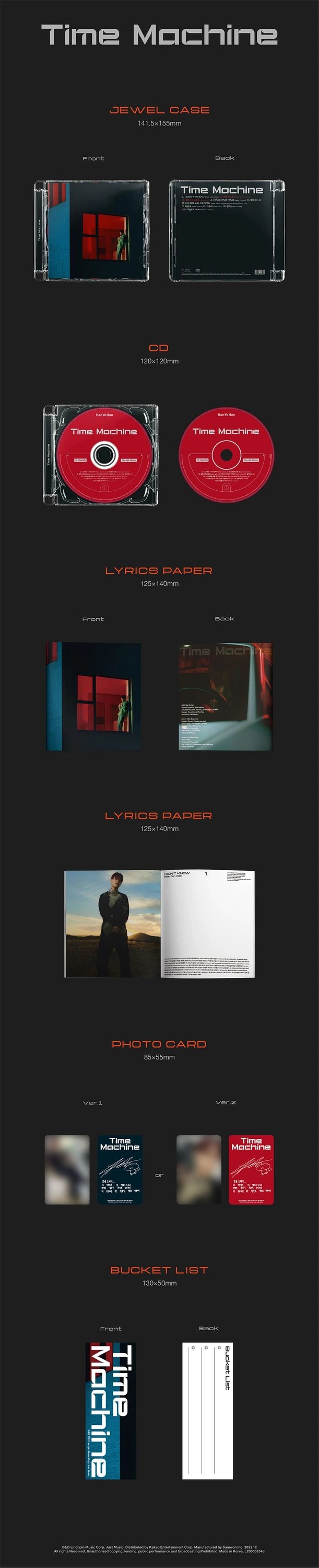 HAN YO HAN - 4TH ALBUM [TIME MACHINE] — 2