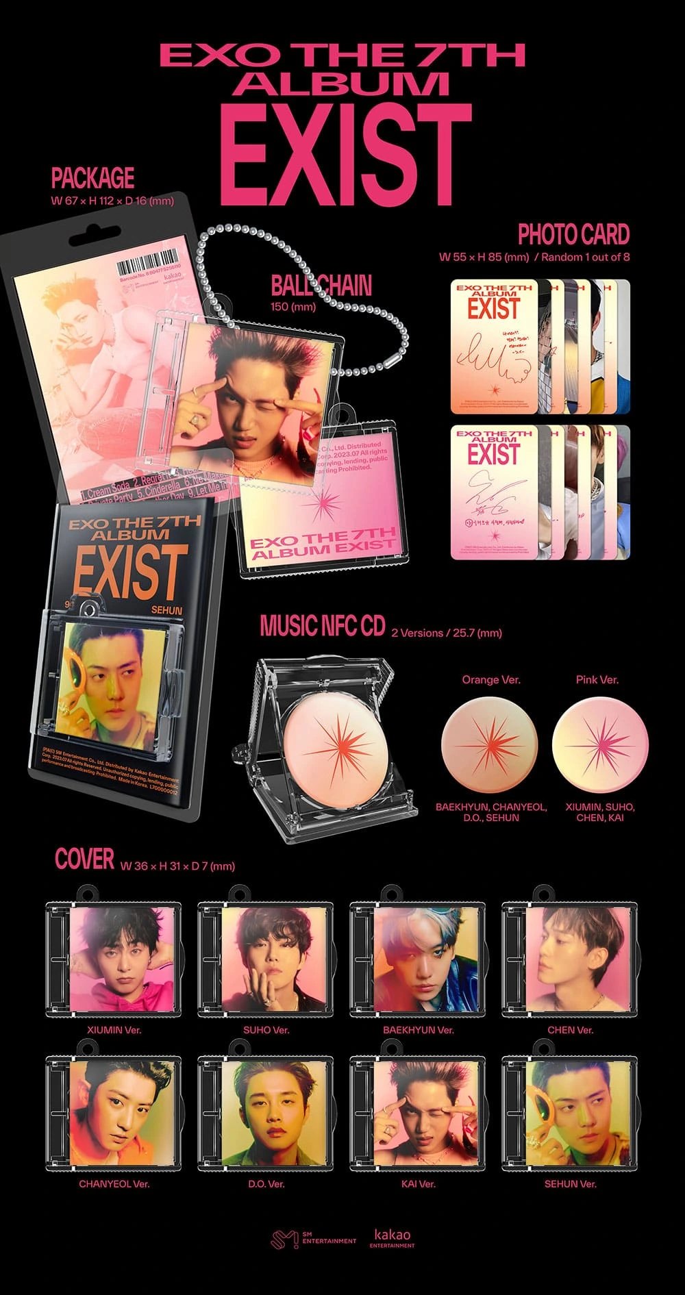 EXO - 7TH ALBUM [EXIST] SMini Ver. — 2