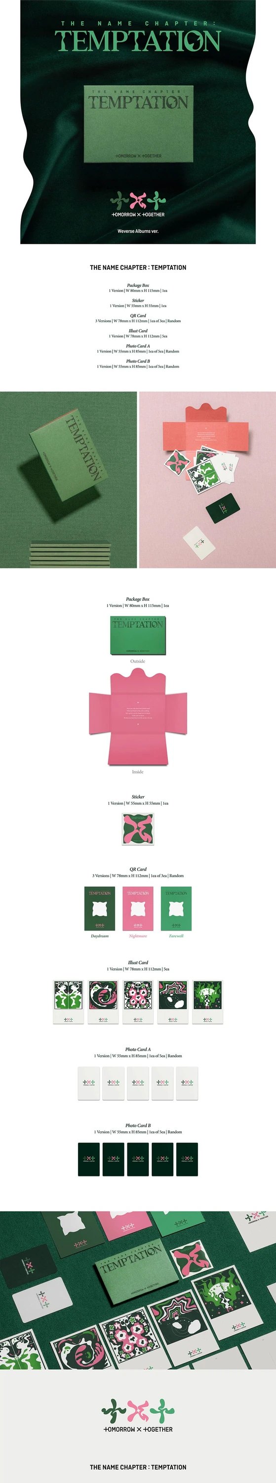 TXT - [THE NAME CHAPTER : TEMPTATION] Weverse Albums ver. — 2