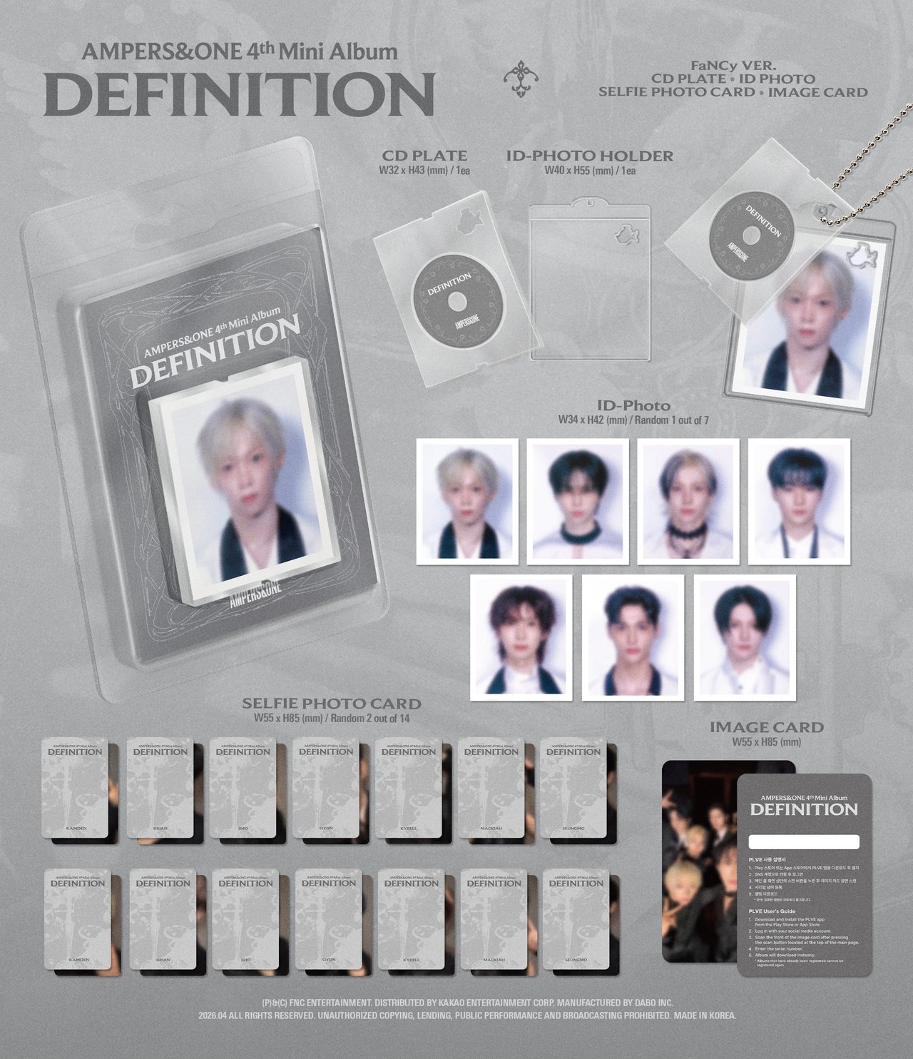AMPERS&ONE - 4th Mini Album [DEFINITION] FaNCy Ver. — 2