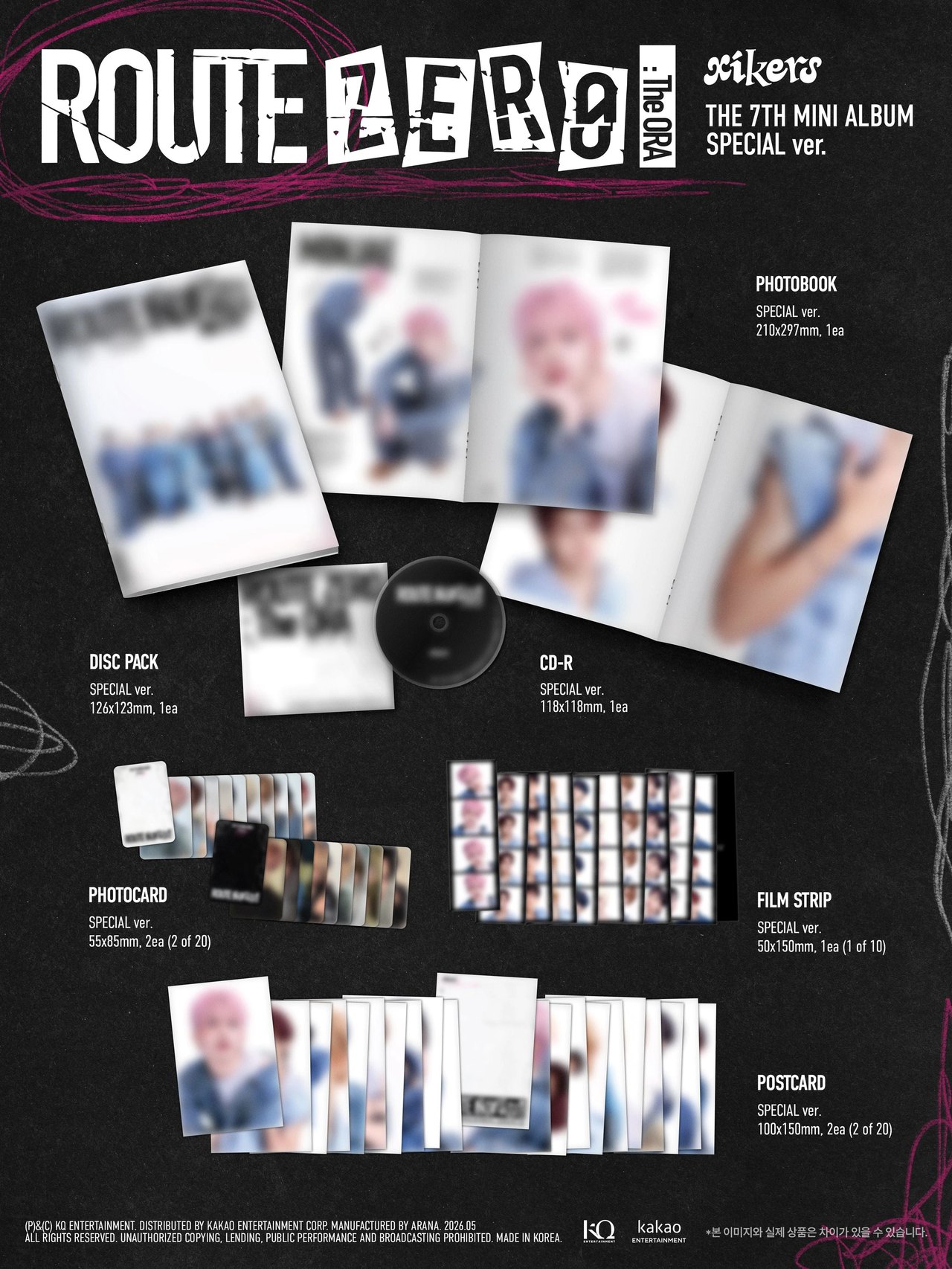 xikers - 7th Mini Album [ROUTE ZERO  The ORA] Special Ver. — 2