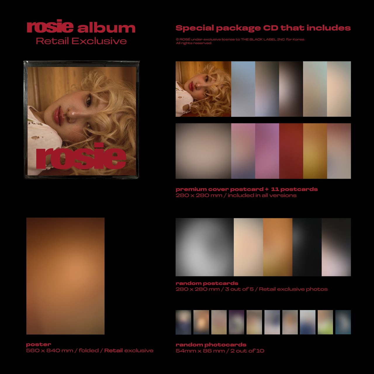 ROSÉ - 1st Studio Album [rosie] Retail Exclusive — 2