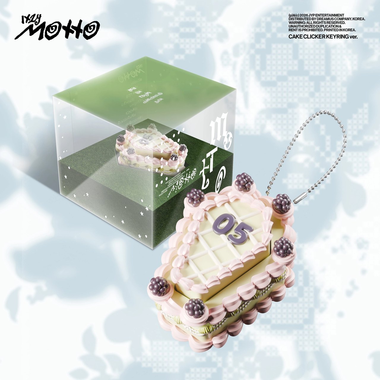 ITZY - [Motto] CAKE CLICKER KEYRING Ver.