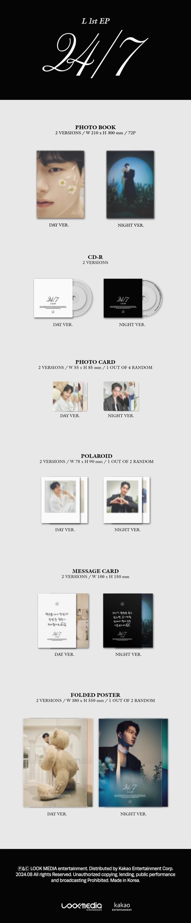 L - 1st EP [24/7] Standard Ver. — 2