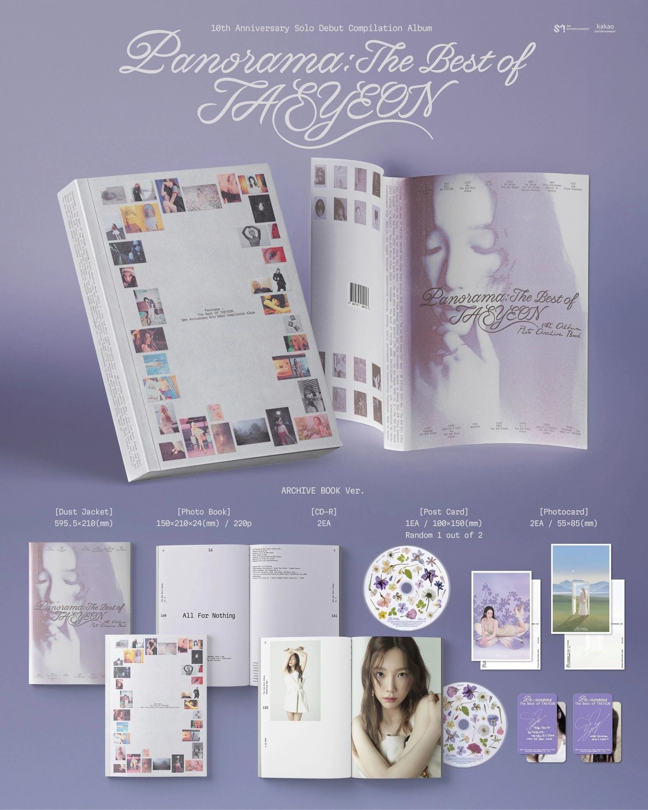 TAEYEON - [Panorama : The Best of TAEYEON] ARCHIVE BOOK Ver. — 2