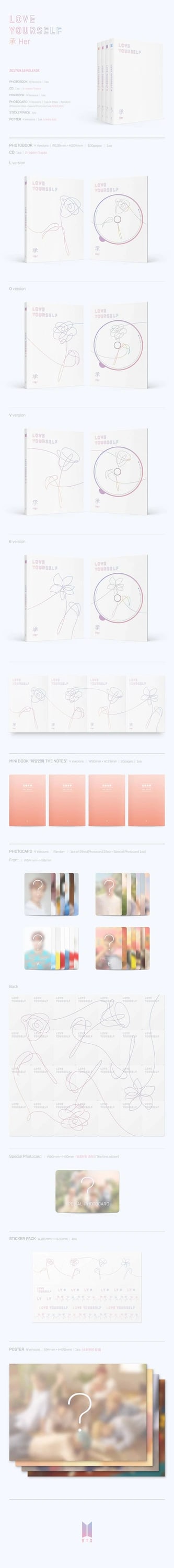 BTS - LOVE YOURSELF 承 'Her' [5TH MINI ALBUM] — 2