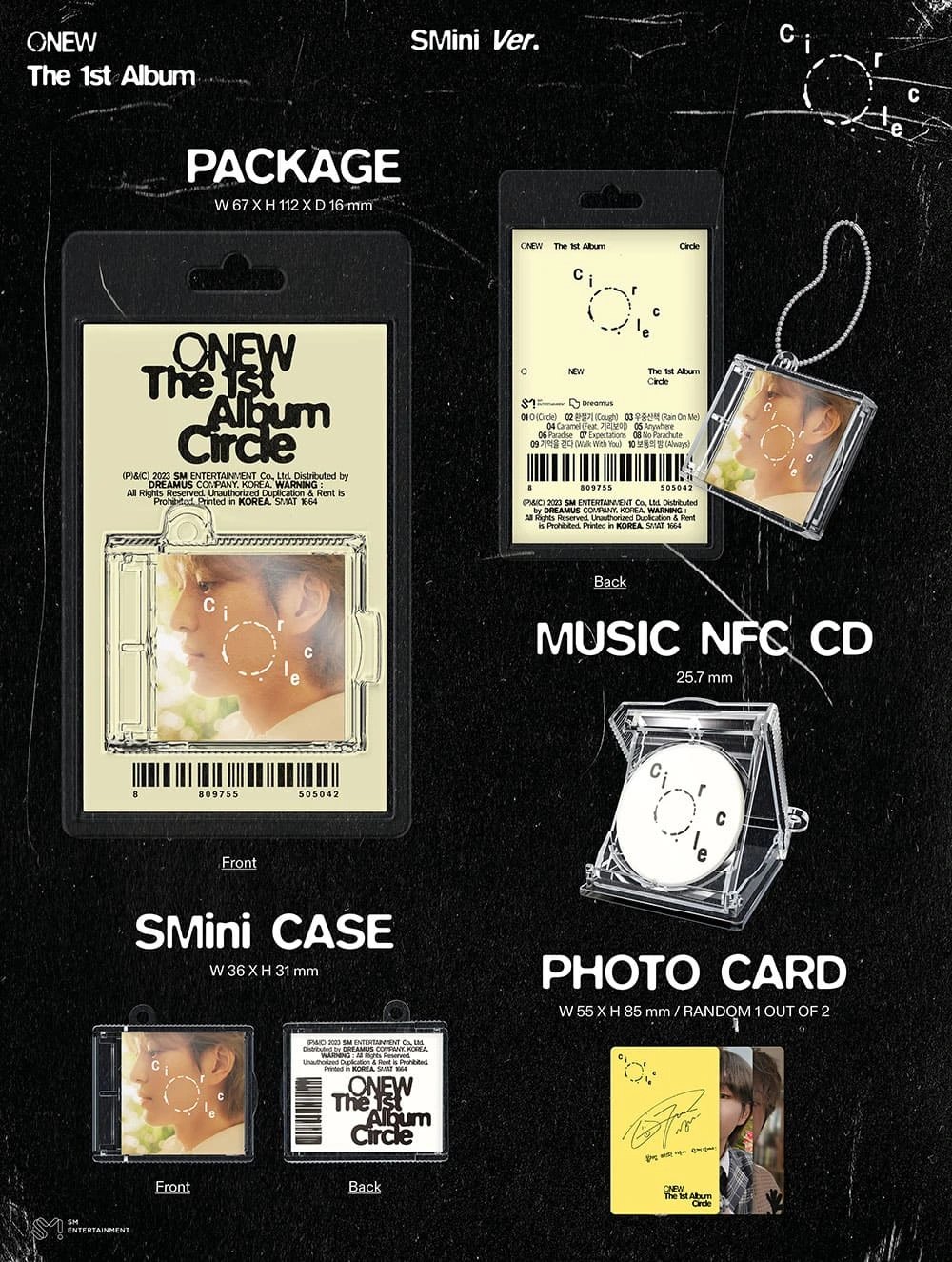 ONEW - 1ST ALBUM [CIRCLE] SMini Ver.(SMART ALBUM) — 2