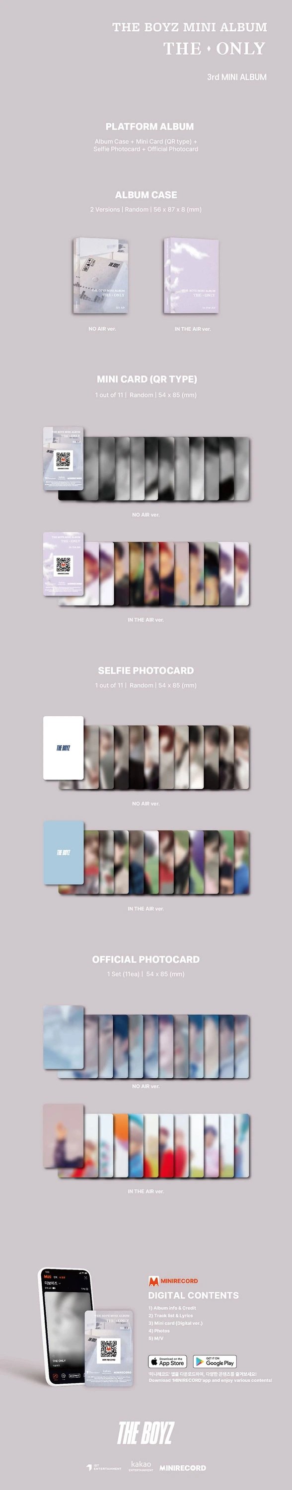 THE BOYZ - 3RD MINI ALBUM [THE ONLY] PLATFORM Ver. — 2